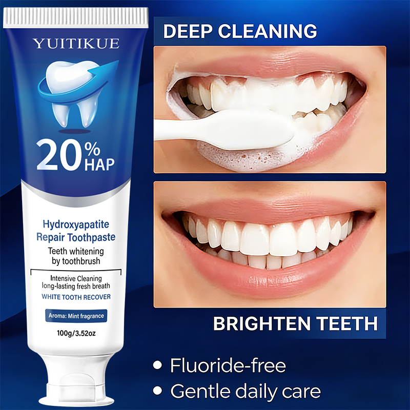 Hydroxyapatite Toothpaste - YUITIKUE 20% HAP Hydroxyapatite Repair Toothpaste