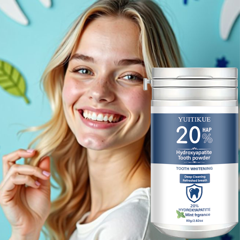 Hydroxyapatite Toothpaste - Yuitikue 20% Hydroxyapatite Tooth Powder, Mint