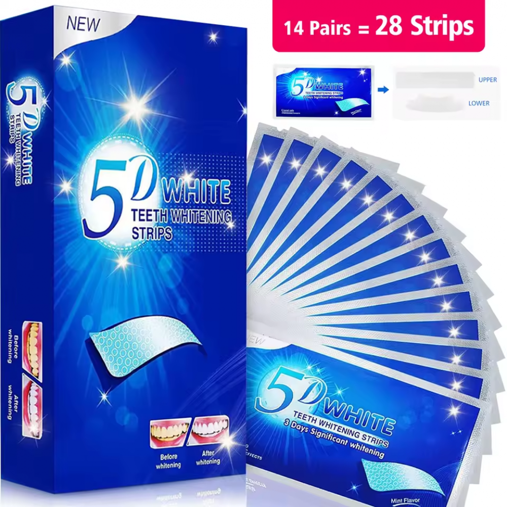 Whitening Strip 3D - 3D/5D/9D Whitening Teeth Whitening Strips Bristle