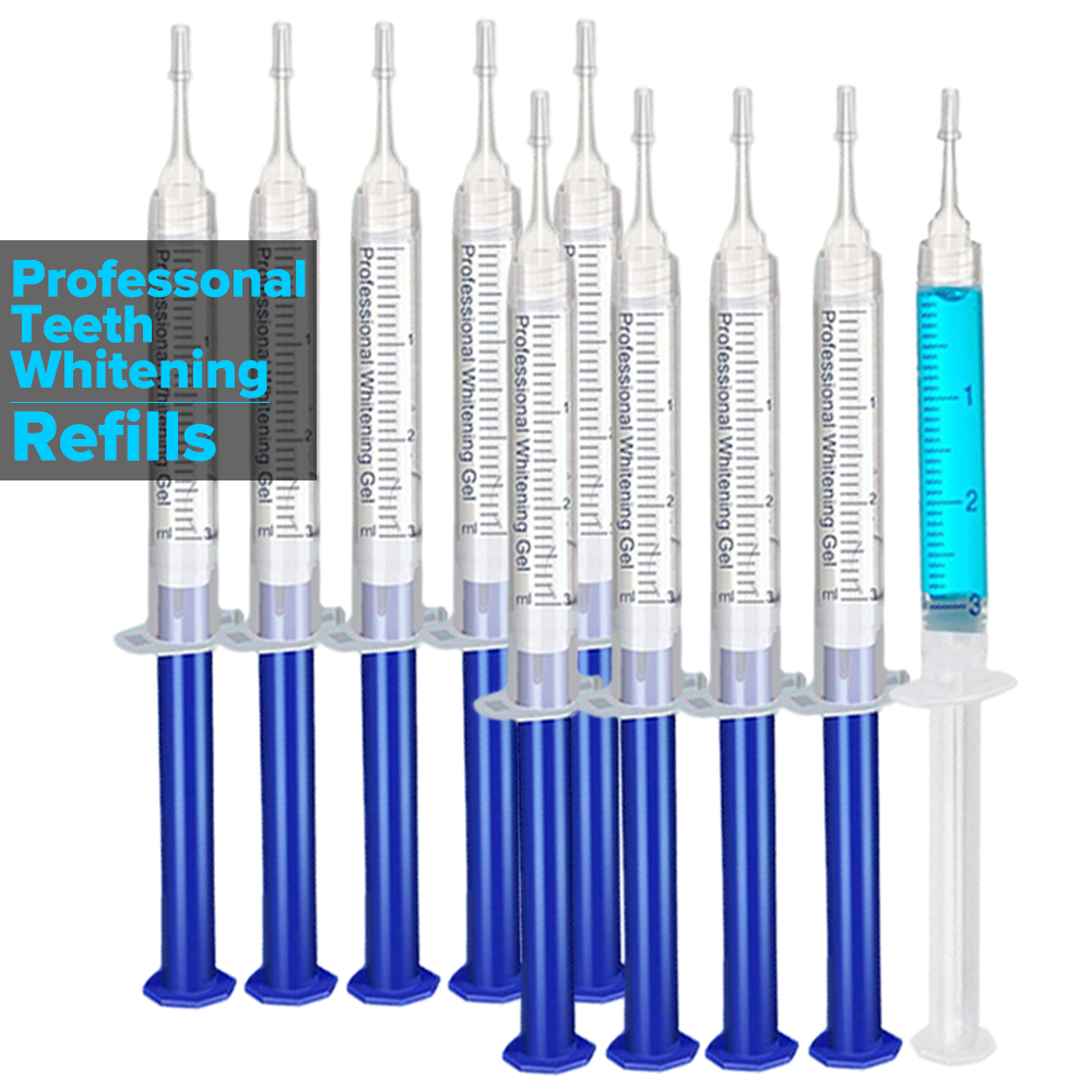 Teeth Whitening With Peroxide - Teeth Whitening Gel Refill Syringe Tooth