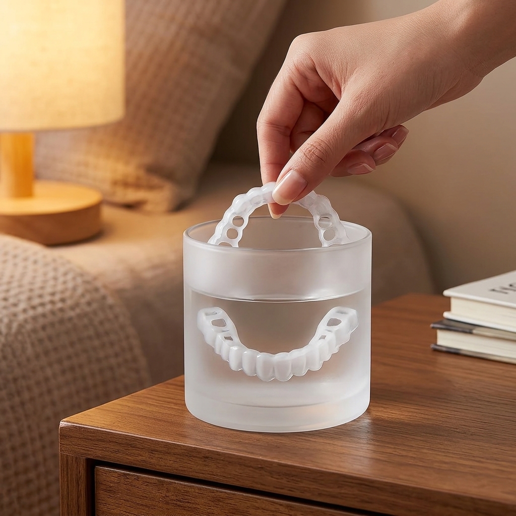 Teeth Whitening Veneers - Chart Temporary Dental Braces Veneers Reusable