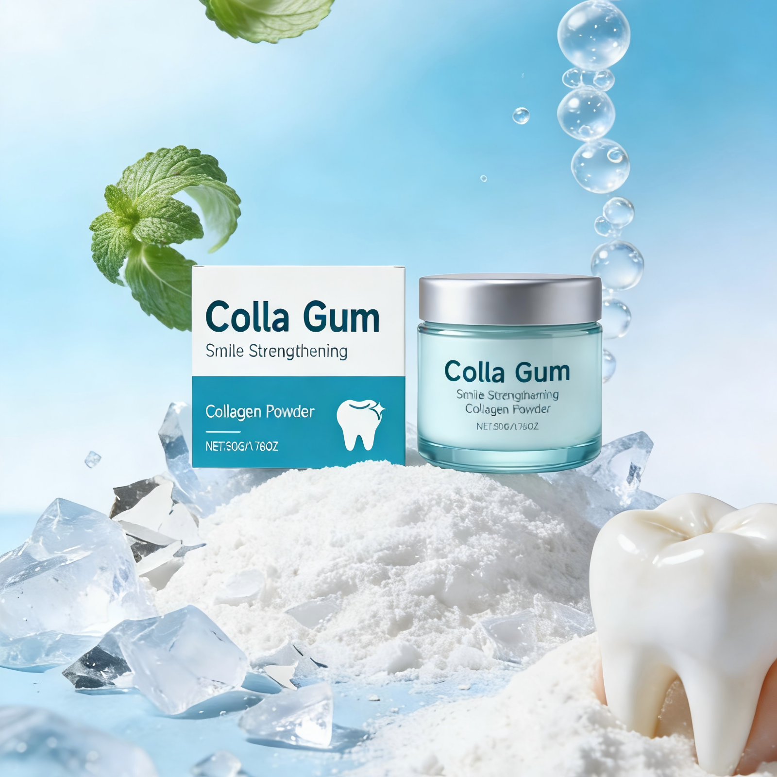 Teeth Whitening Powder - Tooth Powder for Brushing Teeth Whitening