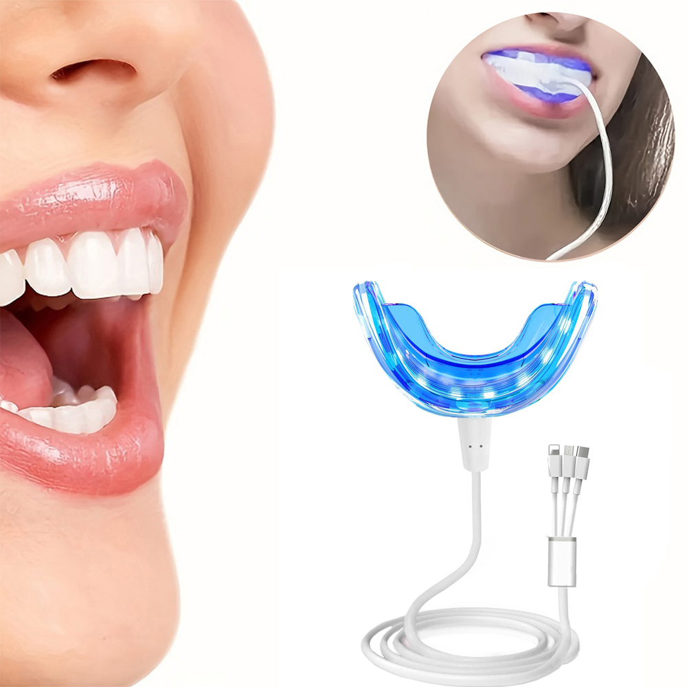 Teeth Whitening With Peroxide - Portable Teeth Whitening Lamp with Enhanced