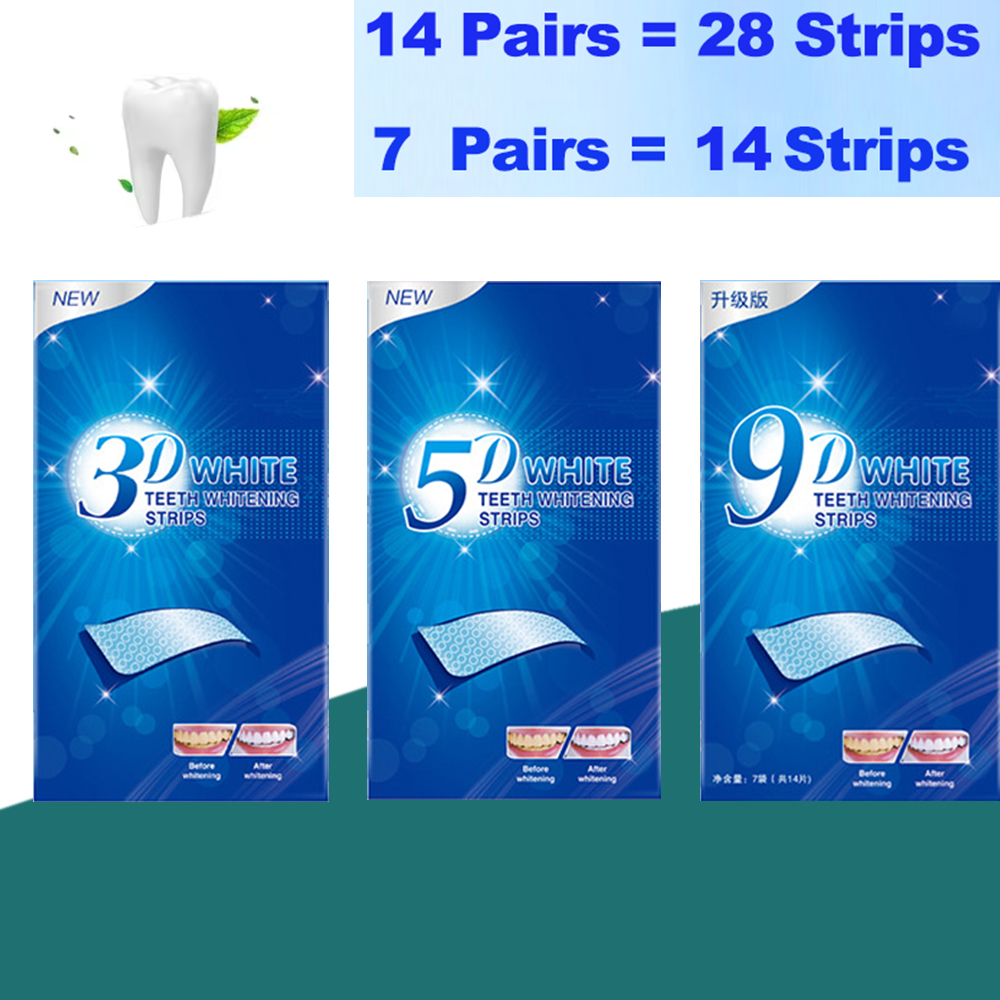 Fast Acting 3D 5D 9D Teeth Whi - Whitening Strip 3D บทวิจารณ์และราคา