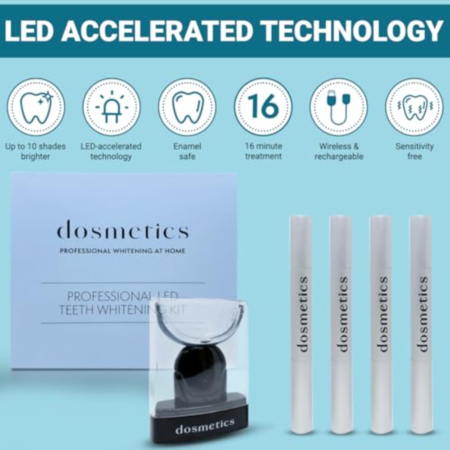 Teeth Whitening Kit with LED L - Teeth Whitening With Peroxide บทวิจารณ์และราคา