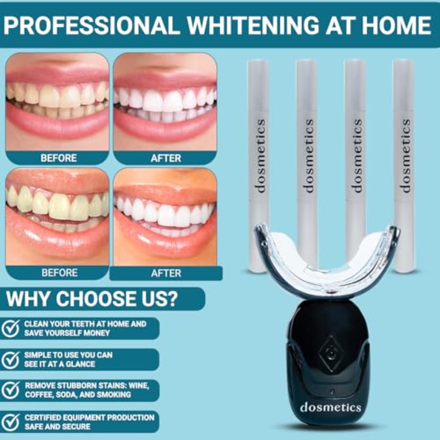 Teeth Whitening Kit with LED L - Teeth Whitening With Peroxide บทวิจารณ์และราคา