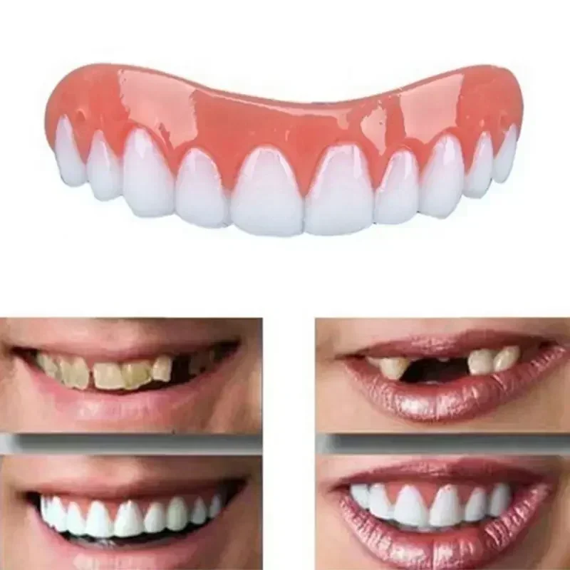New False Teeth Silicone Upper - Teeth Whitening Veneers บทวิจารณ์และราคา