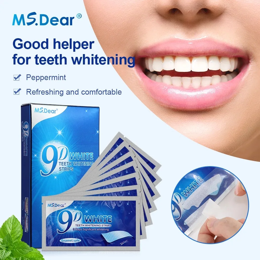 Teeth Whitening Strips for Nat - Whitening Strip 3D บทวิจารณ์และราคา