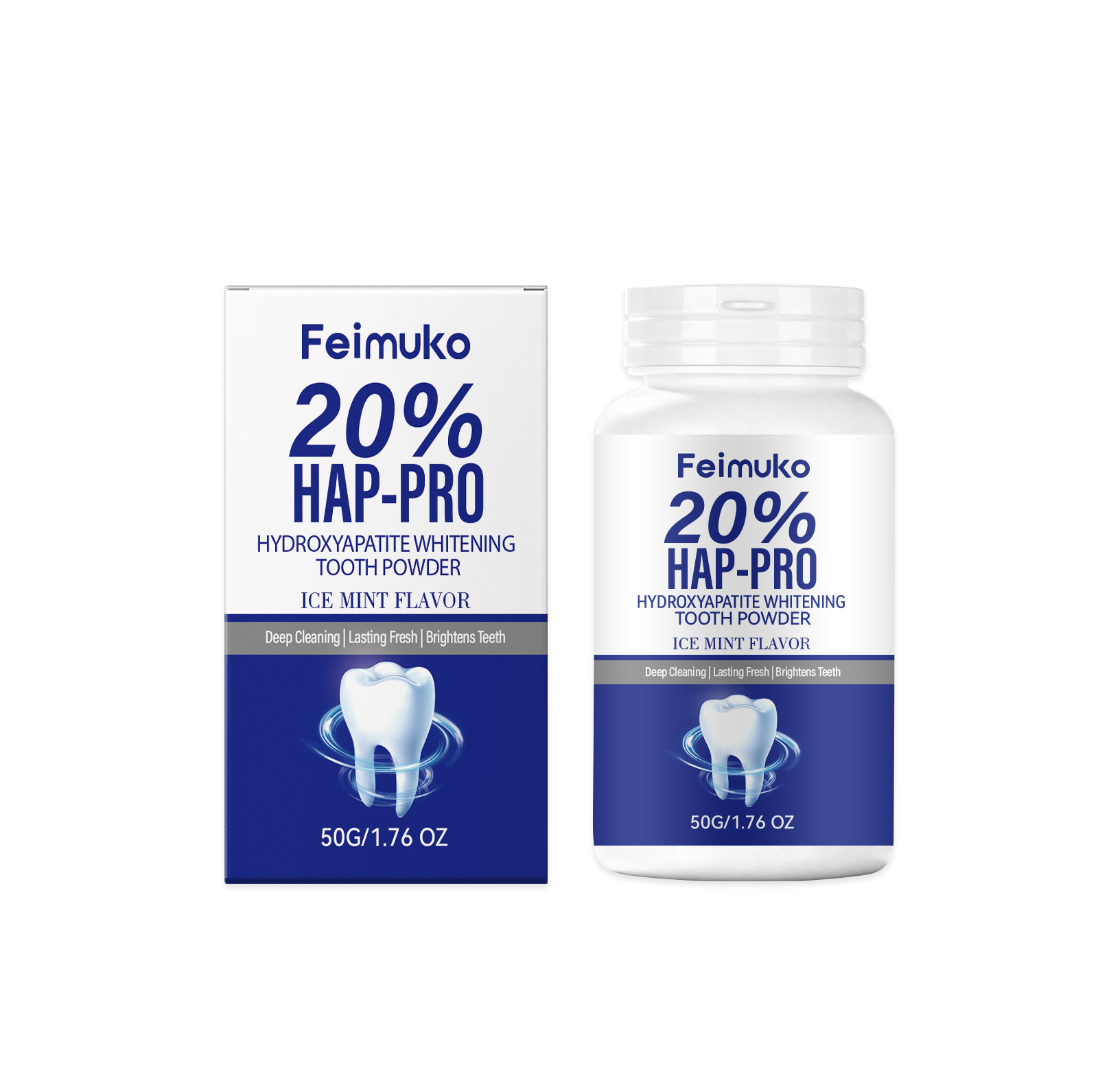 20% Hydroxyapatite Tooth Powde - Teeth Whitening Powder บทวิจารณ์และราคา