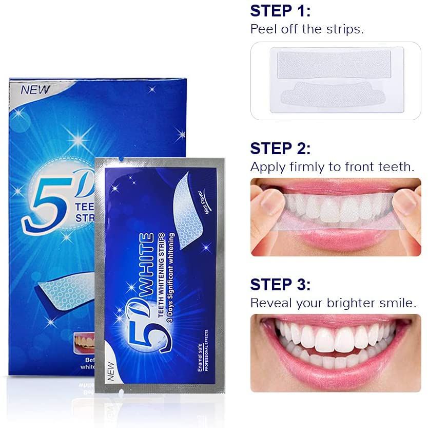 28Pcs Professional Teeth White - Whitening Strip 3D บทวิจารณ์และราคา