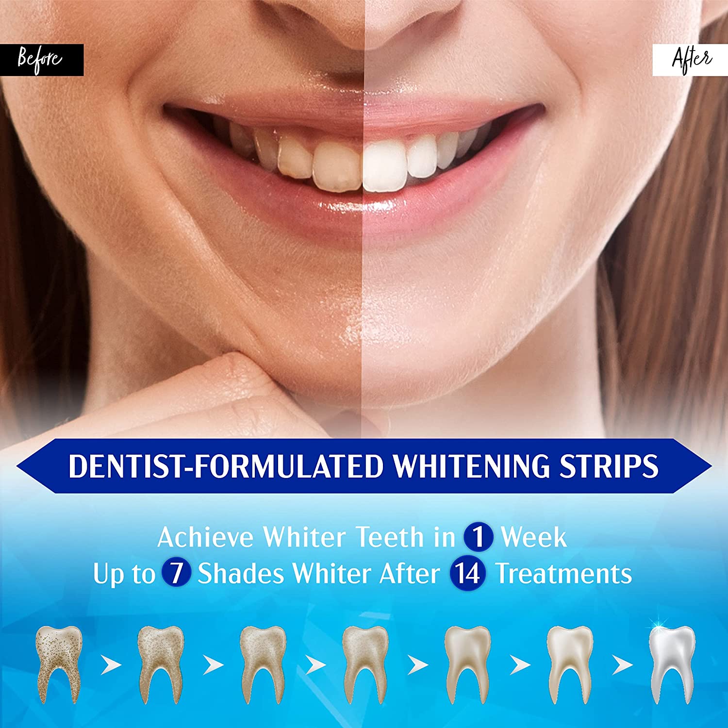28Pcs Professional Teeth White - Whitening Strip 3D บทวิจารณ์และราคา