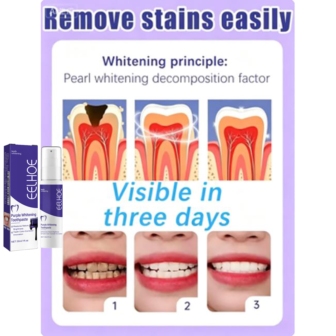 Teeth Cleansing Whitening Toot - Teeth Whitening Korea บทวิจารณ์และราคา