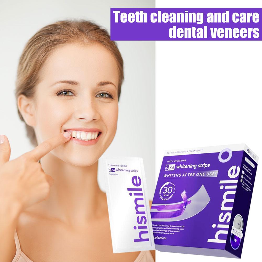 Purple Whitening Tooth Strips  - Teeth Whitening Routine บทวิจารณ์และราคา