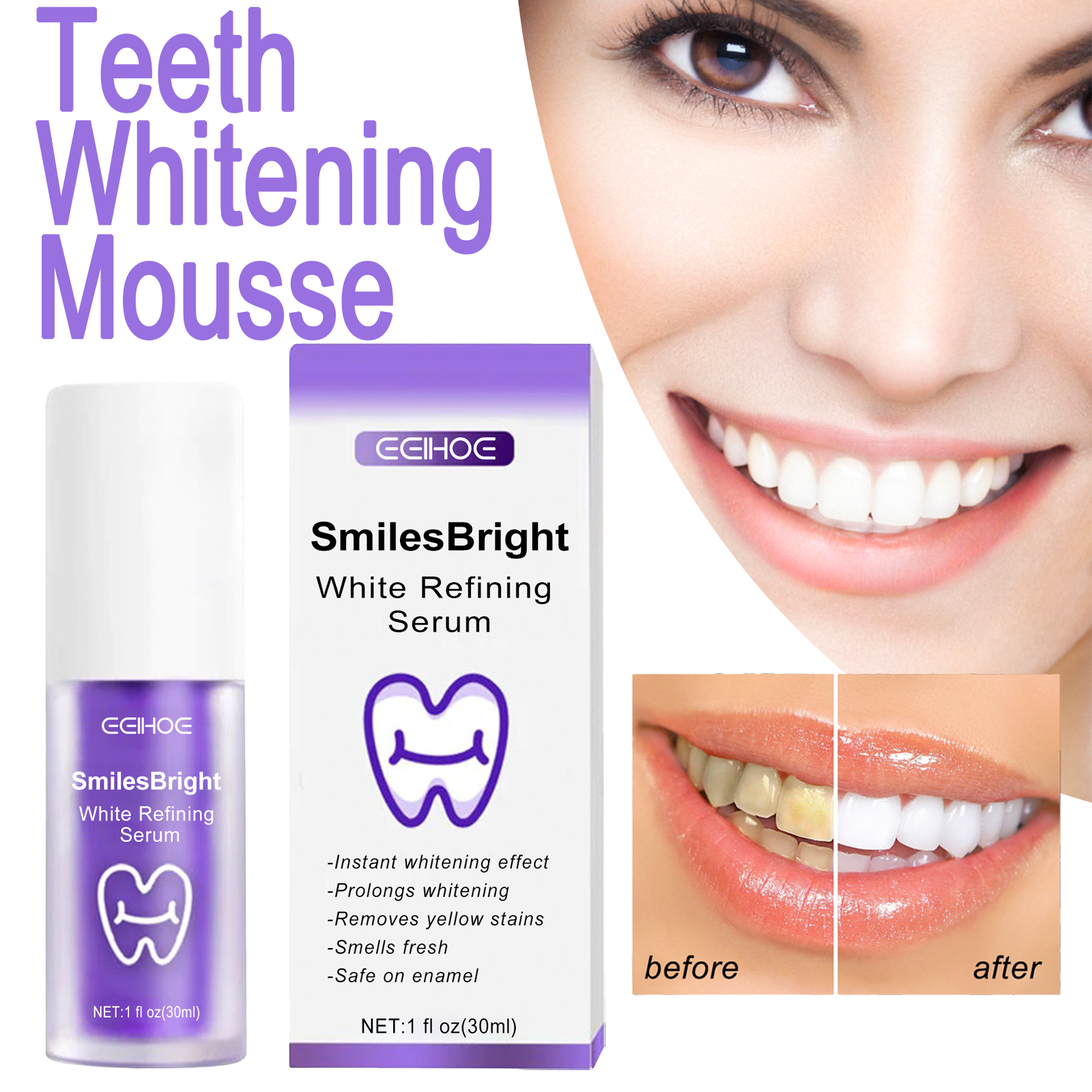 EELHOE Smiles Bright White Ref - Hydroxyapatite Toothpaste บทวิจารณ์และราคา