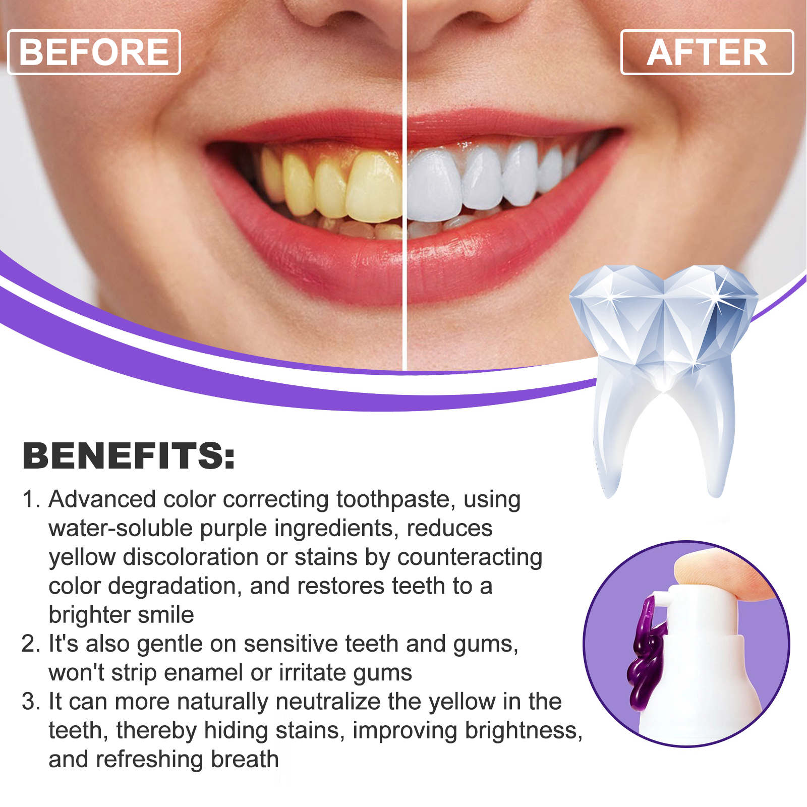 EELHOE Smiles Bright White Ref - Hydroxyapatite Toothpaste บทวิจารณ์และราคา