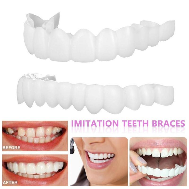 1/2/3 Pairs Veneers Snap in Te - Teeth Whitening Effective บทวิจารณ์และราคา