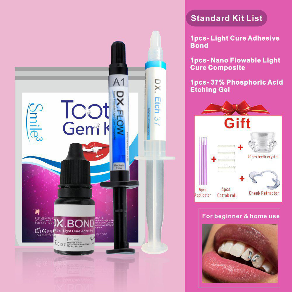 HOT Tooth Gem Kit Teeth Decora - Teeth Whitening With Peroxide บทวิจารณ์และราคา
