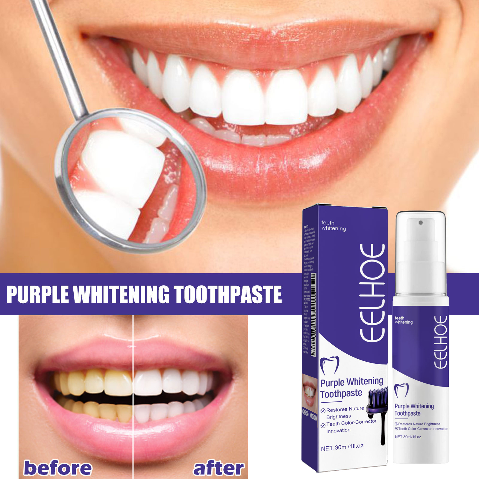 Teeth Cleansing Whitening Toot - Teeth Whitening Korea บทวิจารณ์และราคา