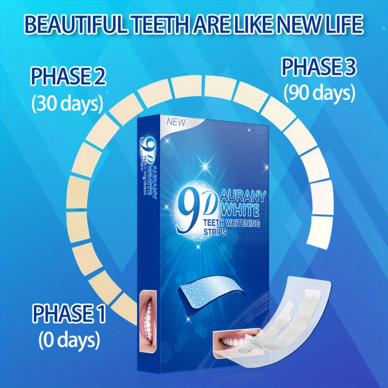 21 Pairs of 9D Aurany White Te - Teeth Whitening With Peroxide บทวิจารณ์และราคา