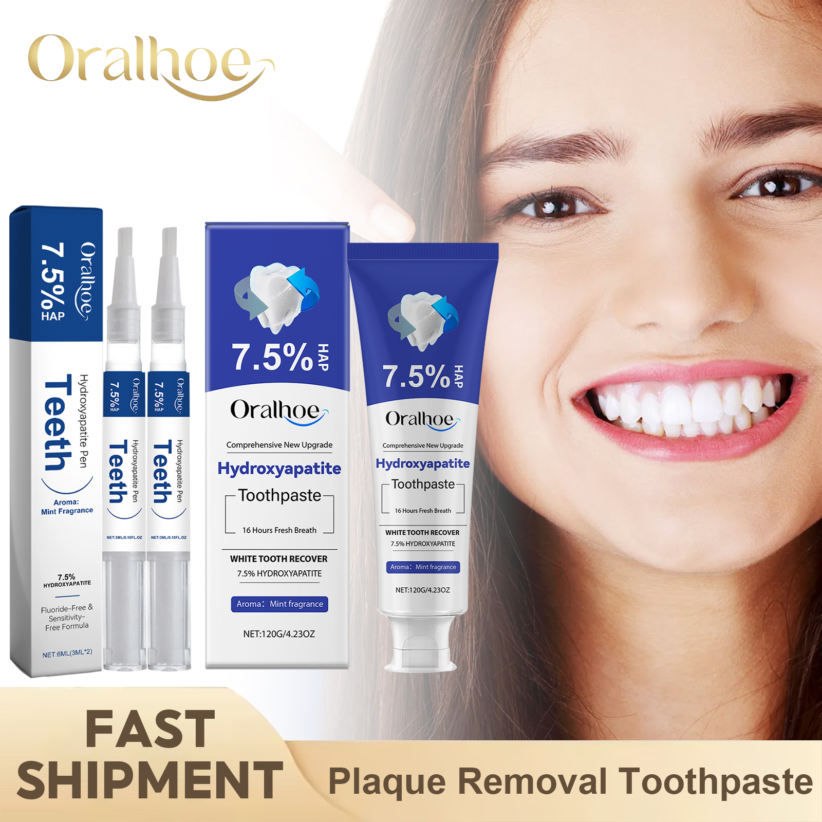Hydroxyapatite Teeth Care Prod - Hydroxyapatite Toothpaste บทวิจารณ์และราคา