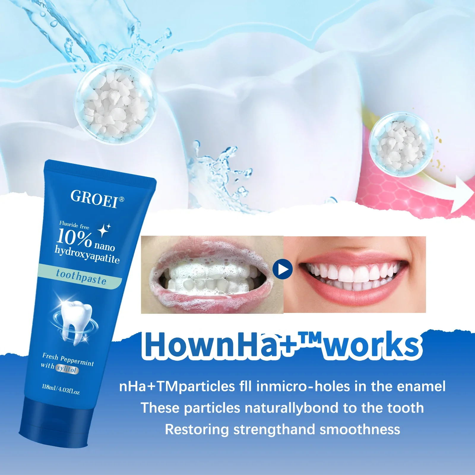 Cavity Prevention Xylitol Toot - Hydroxyapatite Toothpaste บทวิจารณ์และราคา