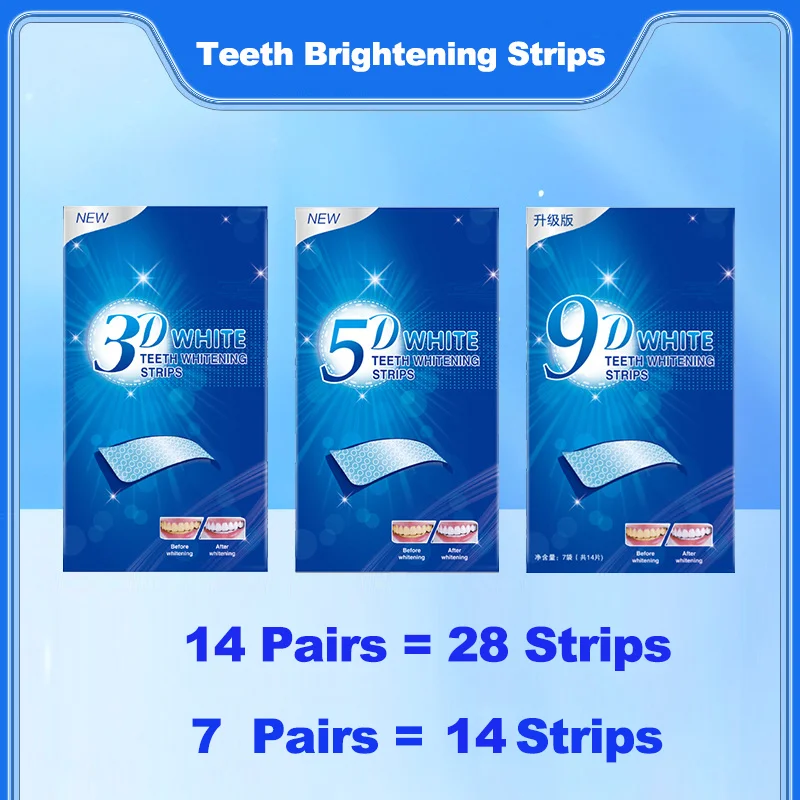 3D/5D/9D Teeth Whitening Strip - Whitening Strip 3D บทวิจารณ์และราคา