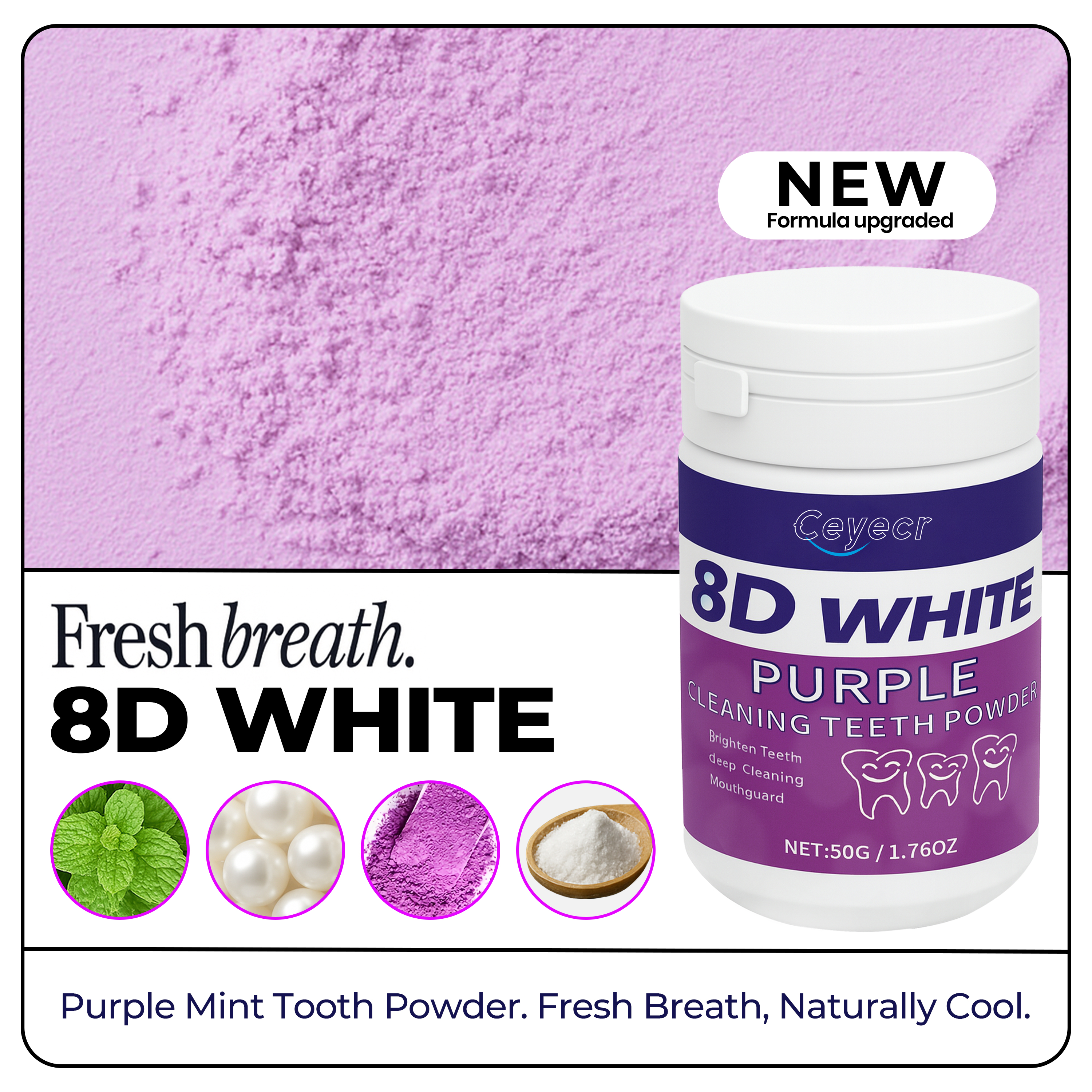 8D white Teeth Whitening Powde - Teeth Whitening Powder บทวิจารณ์และราคา