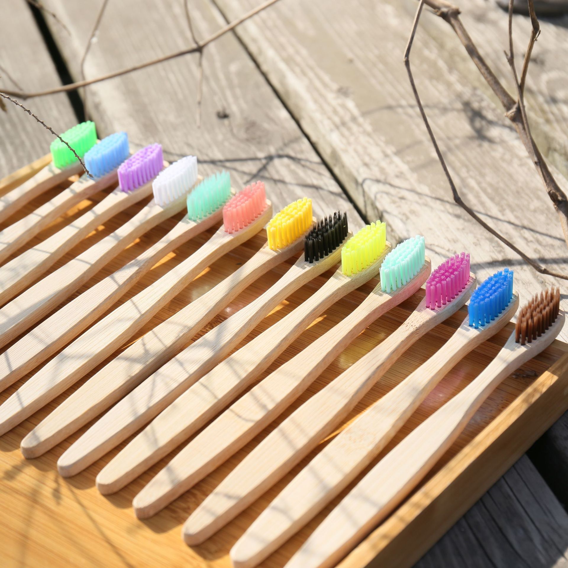 100PCS Colorful Natural Bamboo - Teeth Whitening With Laser บทวิจารณ์และราคา