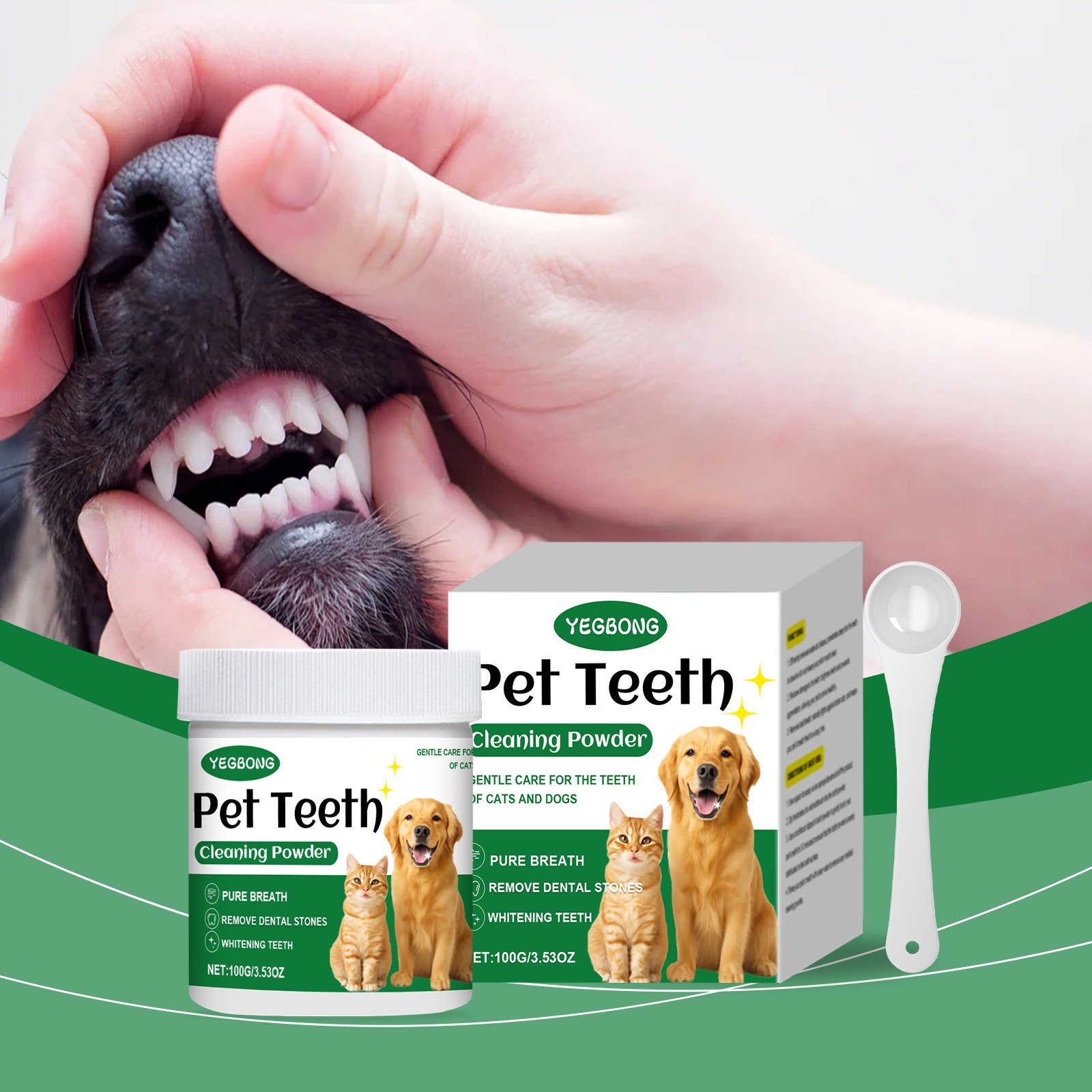 Pet Teeth Cleaning Powder Redu - Teeth Whitening Powder บทวิจารณ์และราคา