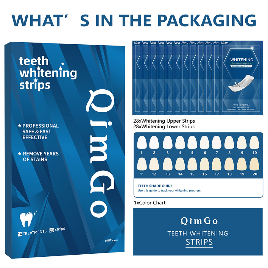 3D Dry Teeth Whitening Strips  - Whitening Strip 3D บทวิจารณ์และราคา