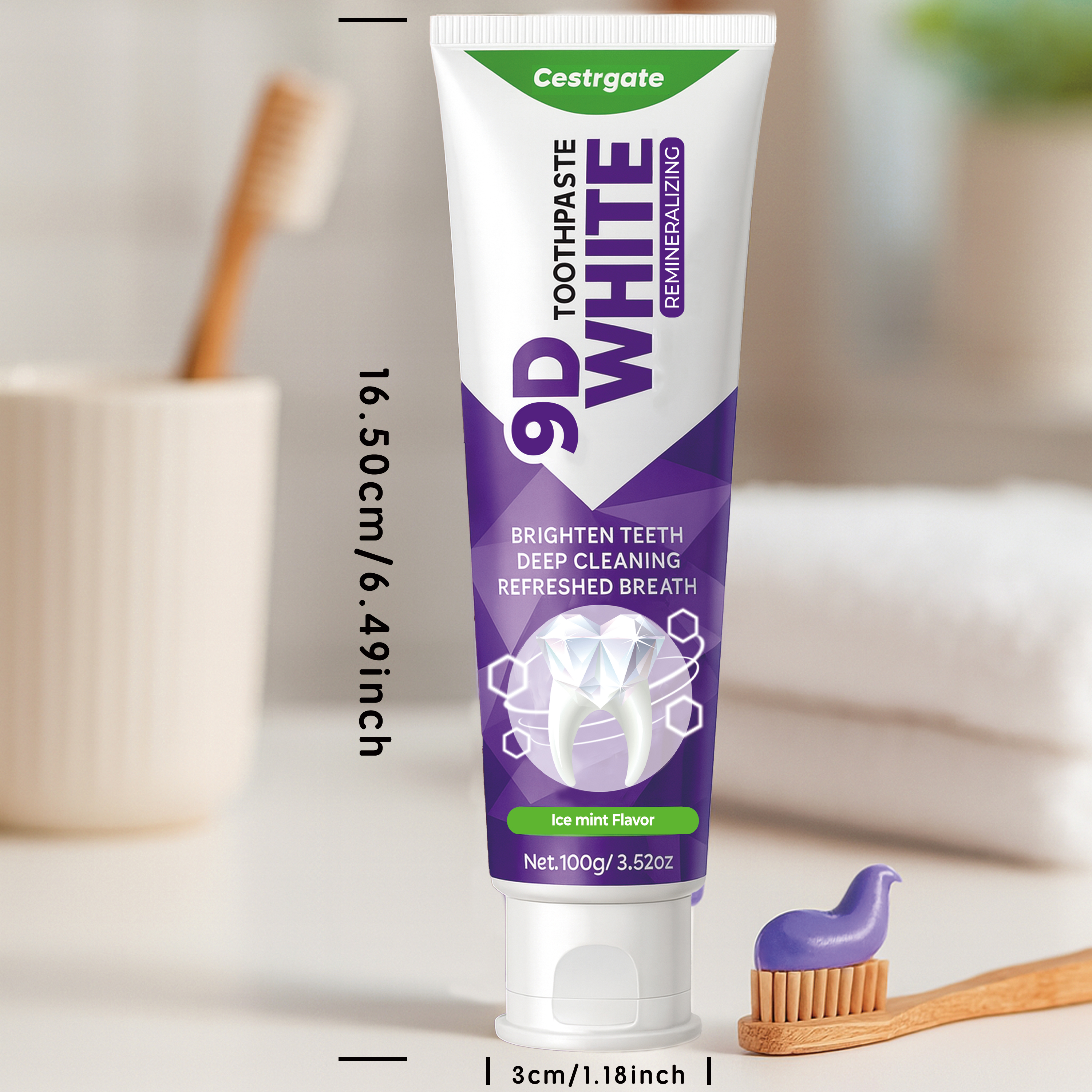 9D White 10% Hydroxyapatite To - Hydroxyapatite Toothpaste บทวิจารณ์และราคา