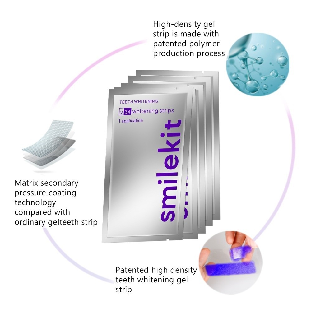 7/14pcs Professional Teeth Whi - Whitening Strip 3D บทวิจารณ์และราคา
