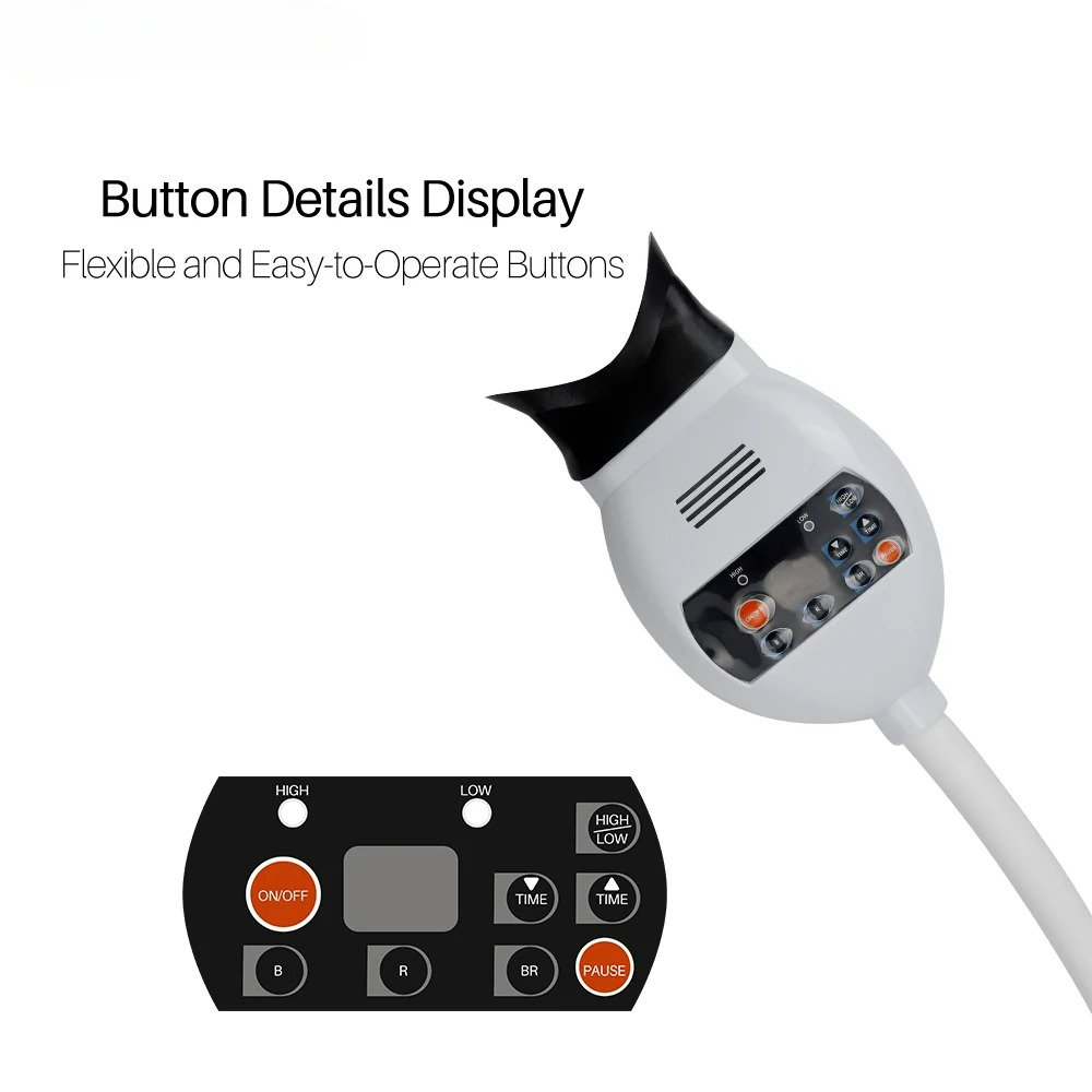 Adjustable 3 Colors LED Teeth  - Teeth Whitening Accelerator บทวิจารณ์และราคา
