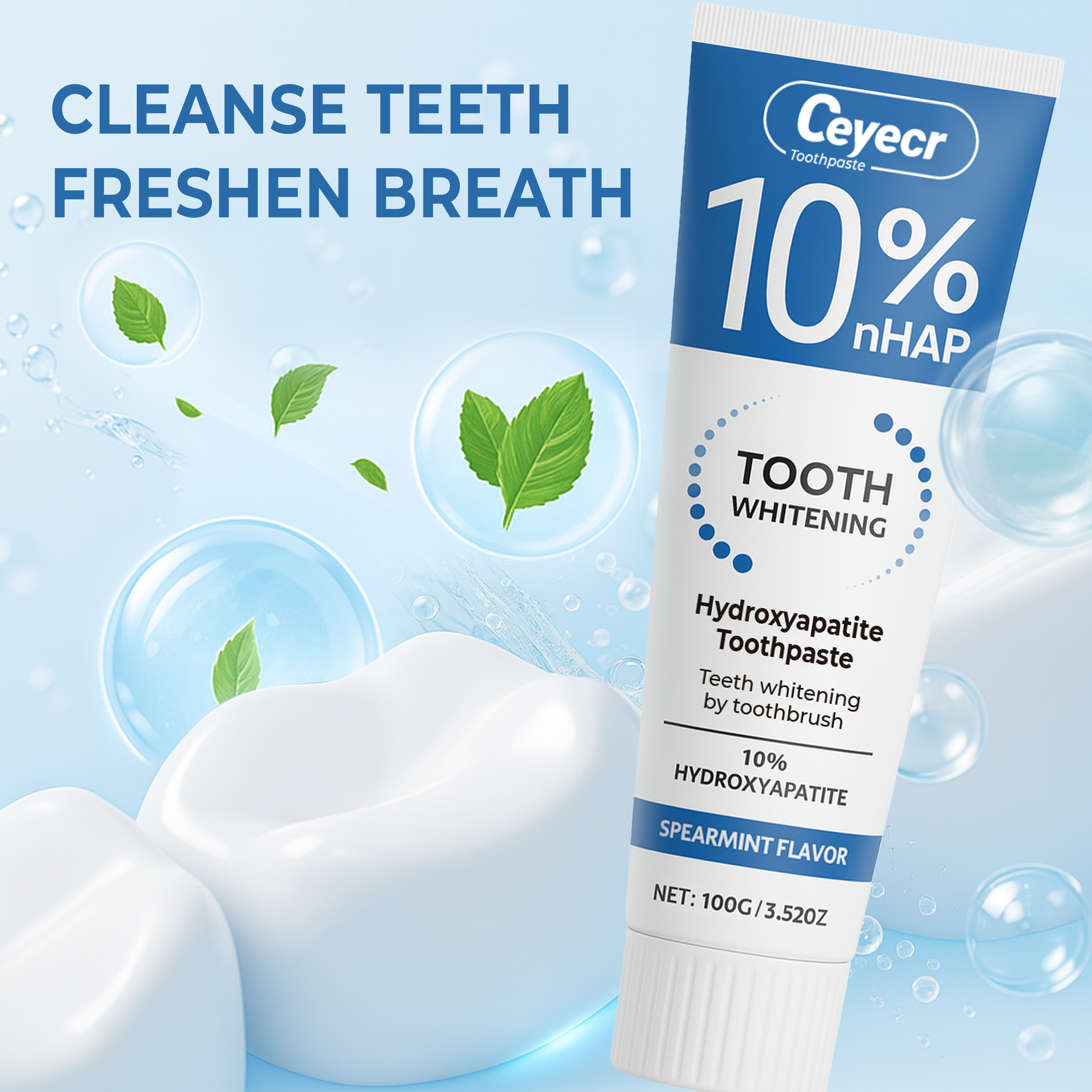10% Hydroxyapatite toothpaste, - Hydroxyapatite Toothpaste บทวิจารณ์และราคา