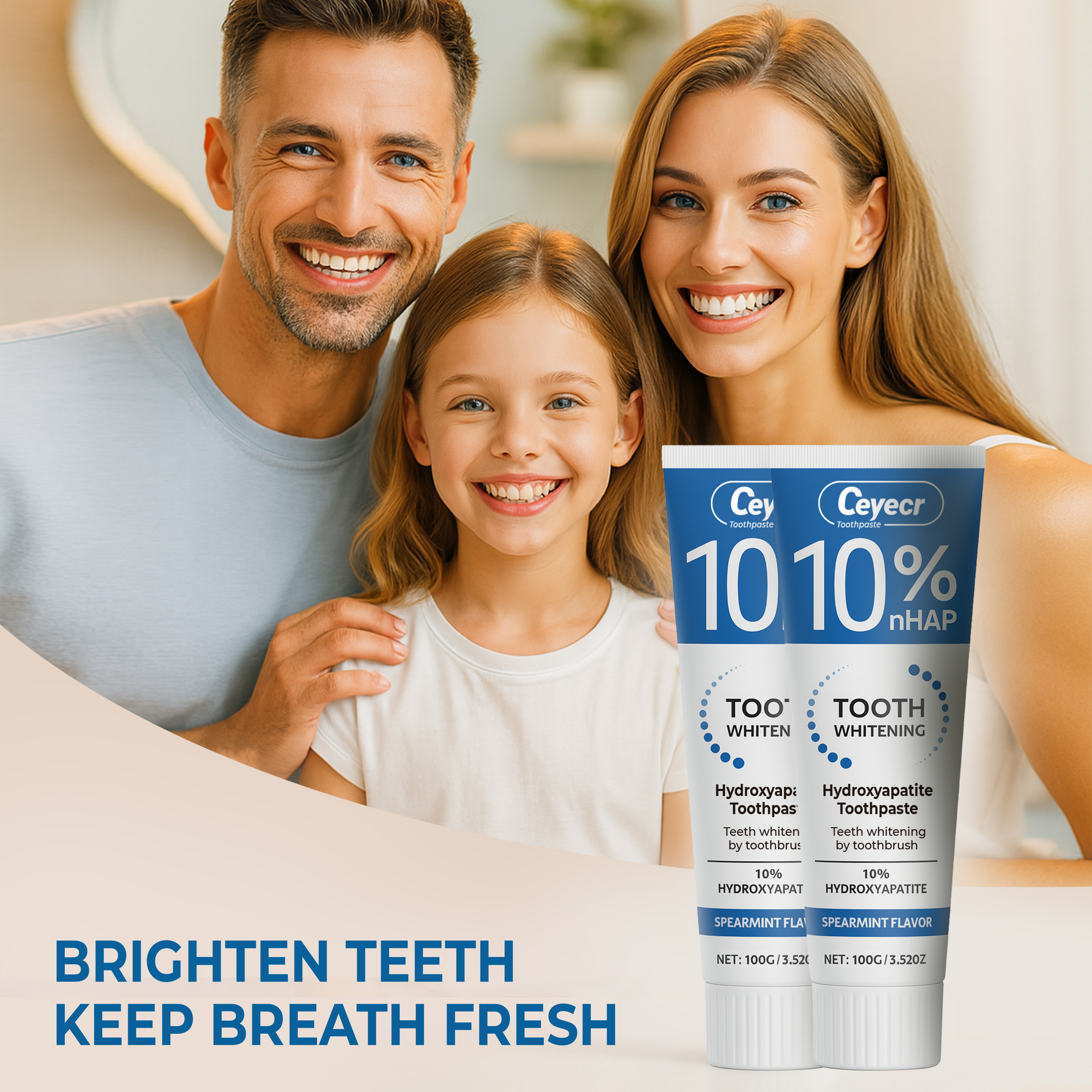 10% Hydroxyapatite toothpaste, - Hydroxyapatite Toothpaste บทวิจารณ์และราคา