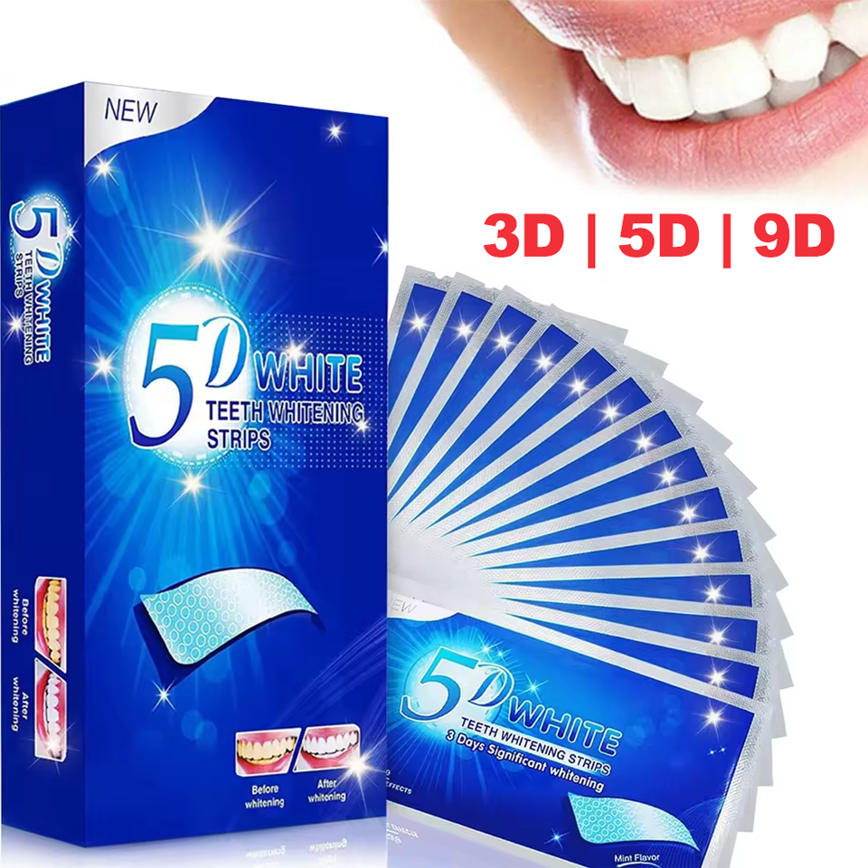 Teeth Brightening Strips for T - Whitening Strip 3D บทวิจารณ์และราคา