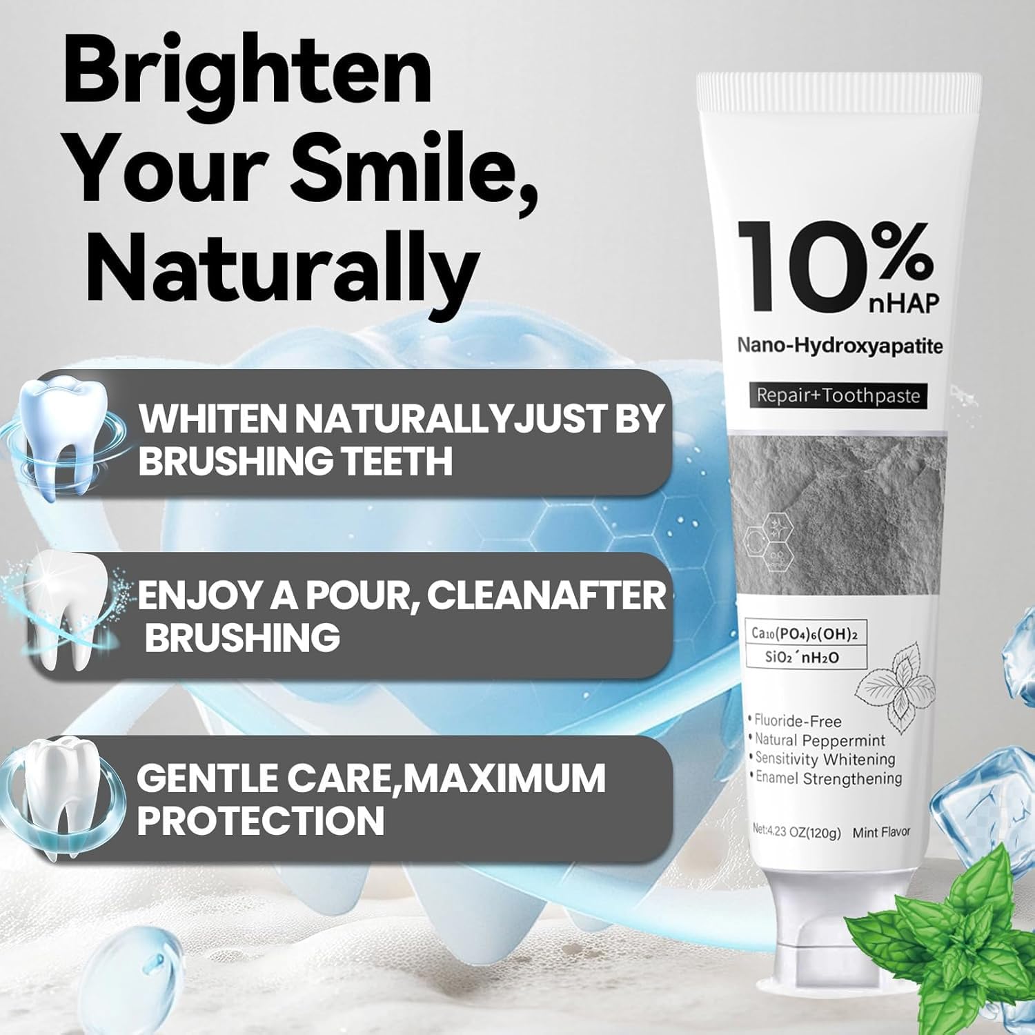 10% Nano-Hydroxyapatite Toothp - Hydroxyapatite Toothpaste บทวิจารณ์และราคา