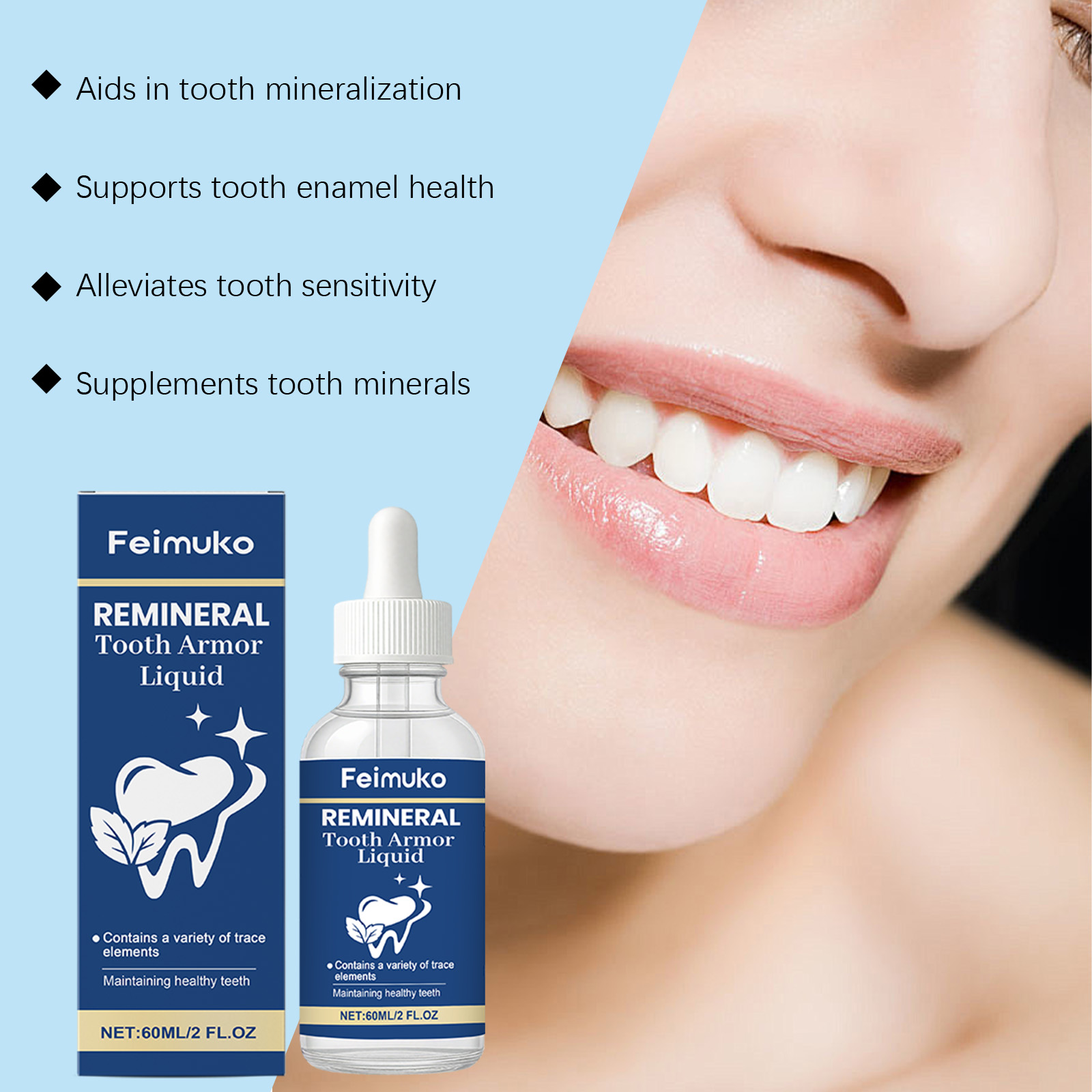 Tooth Care Liquid Hydroxyapati - Teeth Whitening Effective บทวิจารณ์และราคา