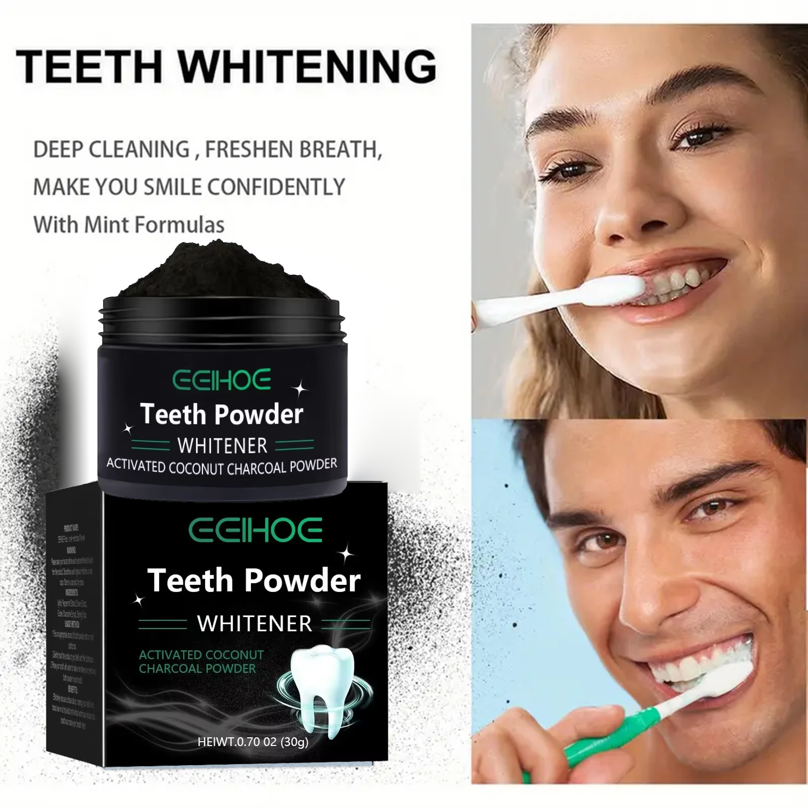 Teeth Brightening Whitening Po - Teeth Whitening Powder บทวิจารณ์และราคา